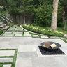 Cap Slate Grey Sandstone Rockface 4 Sides 3 in. x 24 in. x 24 in.