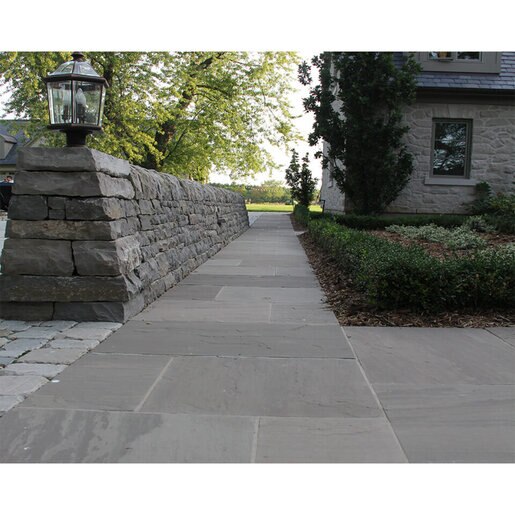 Coping Slate Grey Sandstone Bullnose 1 Long 2 in. x 16 in. x 48 in ...