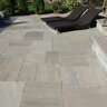 Tread Slate Grey Sandstone Rockface 1 Long 2 in. x 24 in. x 96 in. 