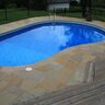 Tread Bronte Sandstone Rockface 1 Long 2 in. x 24 in. x 96 in. 