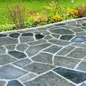 Flagstone Black Limestone Irregular 2 in.