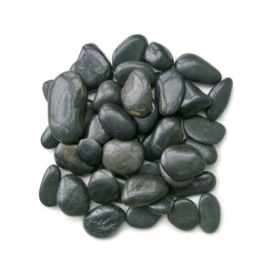 Bagged Whiskey River Black High Polish 1 - 2 in. (30 - 50 mm) (40 lb. Bag)
