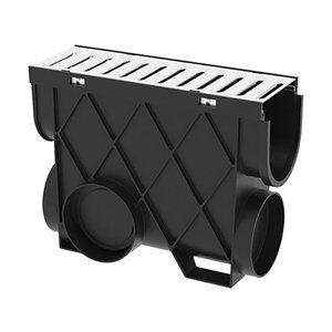 RELN Storm Drain Inline Catch Basin Complete with Stainless Steel Grate