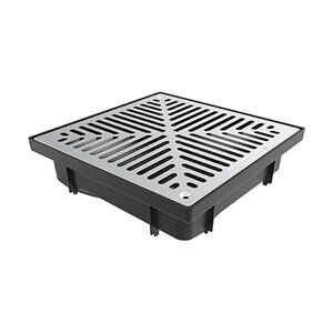 RELN Vortex 12x12in Basin with Flat Aluminum Grate