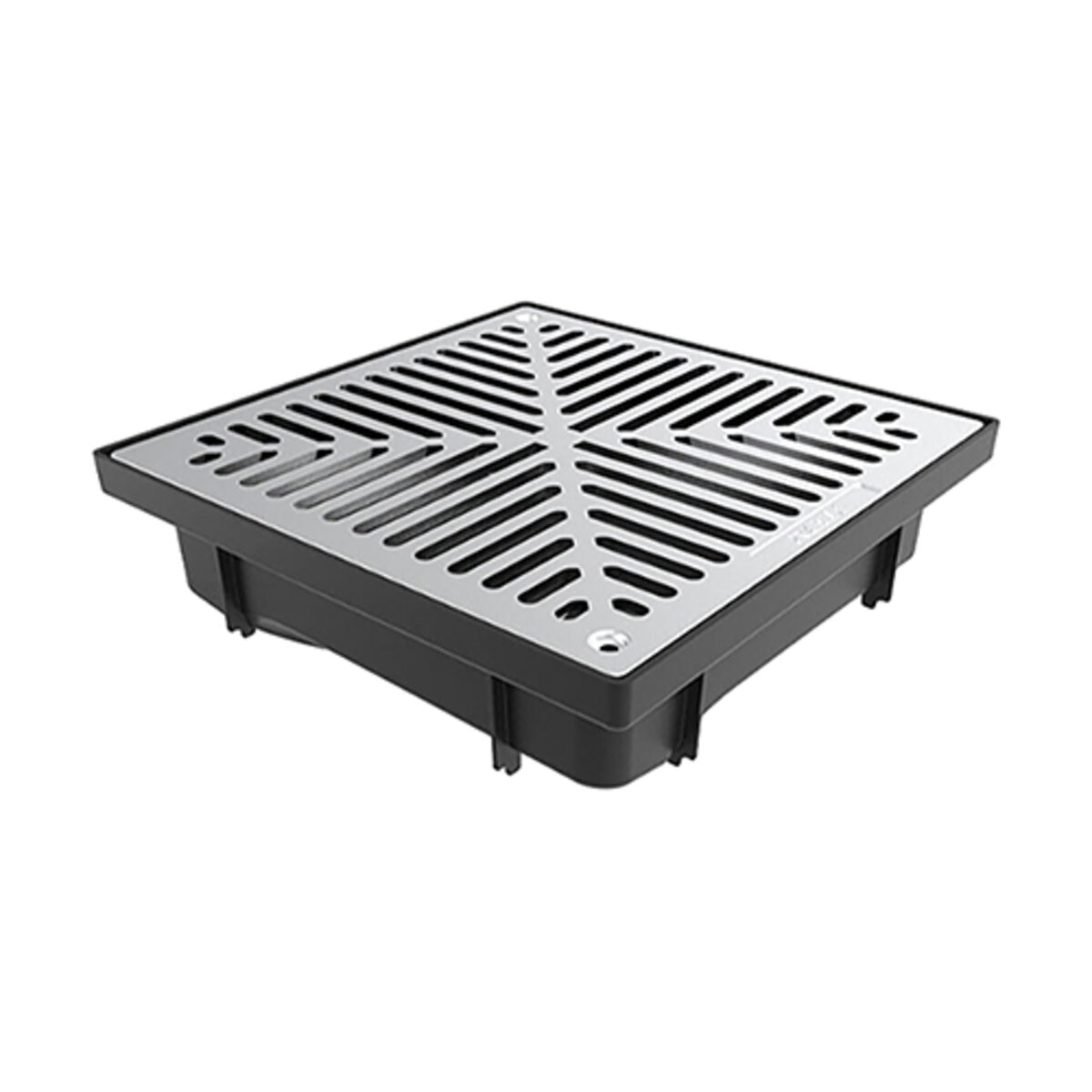 RELN Vortex 12x12in Basin with Flat Aluminum Grate | SiteOne CA