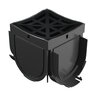 RELN Storm Drain 4 Way Adapter Complete with Black Grate