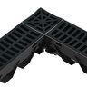 RELN Storm Drain 4 Way Adapter Complete with Black Grate