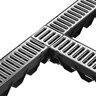 RELN Storm Drain 4 Way Adapter Complete with Stainless Steel Grate