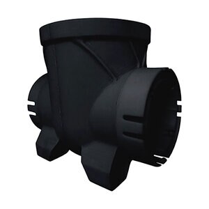 RELN 6in Bullet Basin Double Outlet - 3in or 4in Corrugated & PVC pipe