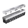 RELN Storm Pro 100 Series 6 in. x 40 in. Hidden Channel Drainage System with Stanless Steel Removable Trays