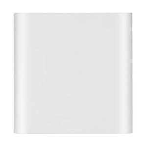 CUBIX LED MODERN UP & DOWN LIGHT 6W, 3000K LED, 12V AC, IP65, 120" 18/2 AWG, WHITE ALUMINUM FINISH, cETL LISTED (CONNECTORS NOT INCLUDED)