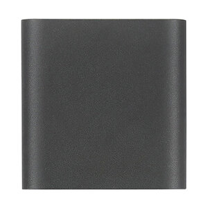 CUBIX LED MODERN DOWN LIGHT 3W, 3000K LED, 12V AC, IP65, 120" 18/2 AWG, BLACK ALUMINUM FINISH, cETL LISTED (CONNECTORS NOT INCLUDED)