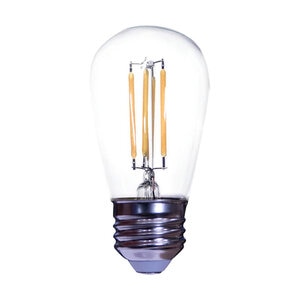 10-15V E26 1W 120Lm, 3000K Filament LED Bulb