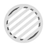 4 DRAIN GRATE WHITE NDS