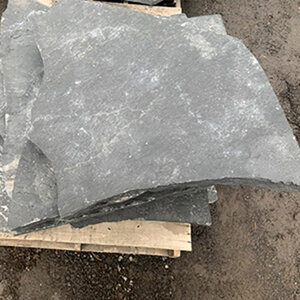 Flagstone Rundle Black Oversize 2 in.