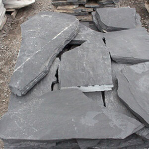 Flagstone Rundle Black 2 in.