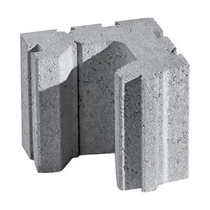Permacon Tandem Wall 90 mm Structural Unit 42.12 sq. ft./pallet 3-9/16 in. x 6-1/8 in.