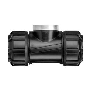 1-1/2" X 3/4" Philmac Tee CTS Comp x Comp x FIPT