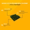 Pro-Trade Meadow Supreme Synthetic Turf 80 oz. Face Weight/107 oz. Total Weight 2 in. Olive/Spring Green Blades - Green/Brown Thatching