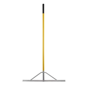 Pro-Trade Landscape Rake 36 in. Aluminum Head 66 in. Fiberglass Handle