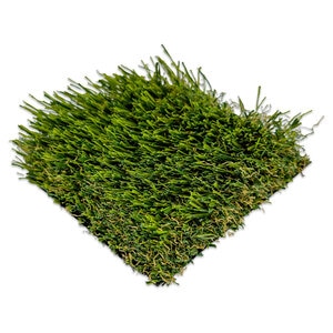 Pro-Trade Apple Supreme Synthetic Turf 80 oz. Face Weight/101 oz. Total Weight 2 in. Apple Green Blades - Green/Brown Thatching