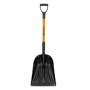 Pro-Trade #12 Scoop Shovel 28 in. Fiberglass D-Grip Handle Poly Scoop