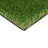 Pro-Trade Pet Light Synthetic Turf 50 oz. Face Weight/76 oz. Total Weight 1.25 in. Emerald/Olive Blades - Green/Brown Thatching
