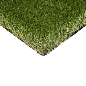 Pro-Trade Elite Synthetic Turf 74 oz. Face Weight/100 oz. Total Weight 2.0 in. Jade/Olive Blades - Green/Brown Thatching