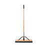 Pro-Trade Multi-Surface Push Broom 24 in. Head Wood Handle