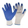 Glove Latex Blue/Gray 6 Pack