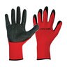 Glove Latex Black/Red 6 Pack