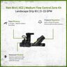 Rain Bird XCZ Medium Flow Control Zone Kit w/ 1 in. DV Valve and 1 in. 40 PSI PR RBY Filter
