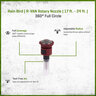 Rain Bird R-VAN Rotary Nozzle Radius Full Circle 17 ft. - 24 ft. 360 Degree