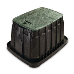 Rain Bird JUMBO VALVE BOX WITH GREEN LID AND LOCK RAINBIRD