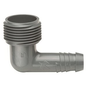 Rain Bird Spiral Barb Elbow 3/4 in. x 1/2 in. MIPT x Barb