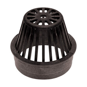 6 Round Atrium Grate Black Rainbird