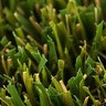 Rymar TriBlend Synthetic Turf 70 oz. Face Weight 1.8 in. Emerald Green/Olive Green/Sand Blades Tan/Green Thatching