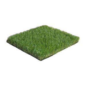 Rymar EcoGrass Synthetic Turf 40 oz. Face Weight 1.4 in. Emerald Green/Dark Olive Green Blades Golden Thatching
