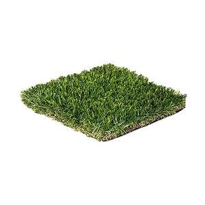 Rymar Everblade Synthetic Turf 80 oz. Face Weight 1.95 in. Emerald Green/Lime Green Blades Golden Thatching