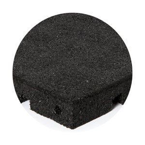 Rymar ACC Playground Play Tile Black 1.75 in. x 24 in. x 24 in.