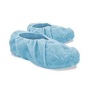 SAS Polypropylene Shoe Cover - Elastic Ankles - Blue - Large (10 Shoe Covers per Box)