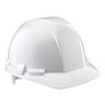 SAS Hard Hat w/ Ratchet Suspension - White (Complies w/ ANSI Z89.1, Type 1, Class G, E, & C)