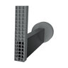 SRW Wall Drain Pro Gray 1-3/8 in. x 8 in. Grate