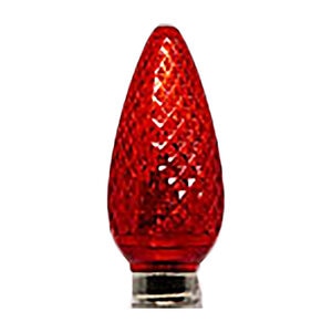 Seasonal Source C9 LED Faceted Lens 0.5W Red