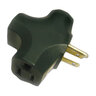 Seasonal Source Heavy Duty Three Outlet Grounding Splitter