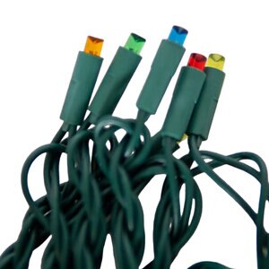 Seasonal Source 5MM LED 70L Multi CSA 4 in. spacing TXFW 18# Gauge