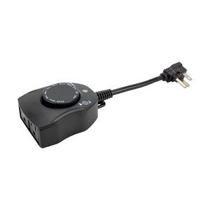 Seasonal Source 15 AMP Heavy Duty Outdoor Digital 7 Day Programmable Timer w/ 2 Outlets