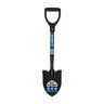 Seymour MiniPRO Round Point Shovel Fiberglass Handle Poly D-Grip Compact 27 in.