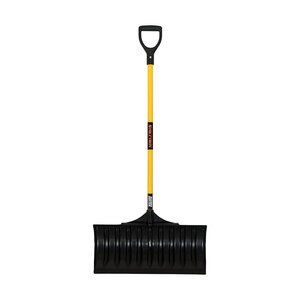 Seymour Snow Shovel 18 in. Steel Poly D Grip
