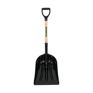 Seymour Western Pattern Grain/Snow Scoop 29 in. D-Grip Handle Wood/Poly 